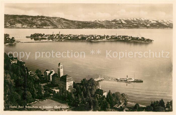 Bad Schachen Lindau Hotel Bad Schachen mit Alpenpanorama Fliegeraufnahme