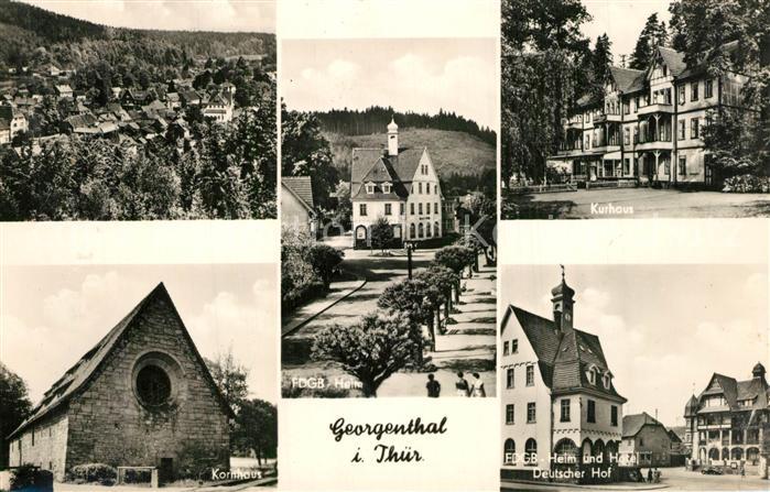 Georgenthal Gotha FDGB Heim Kurhaus Hotel Deutscher Hof Kornhaus