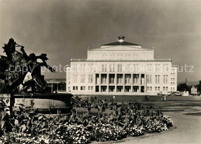 LEIPZIG Sachsen Opernhaus am Karl Marx Platz Messestadt