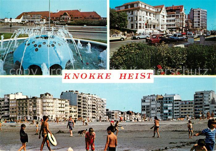Knokke-Heist Brunnen Hotels Strandleben