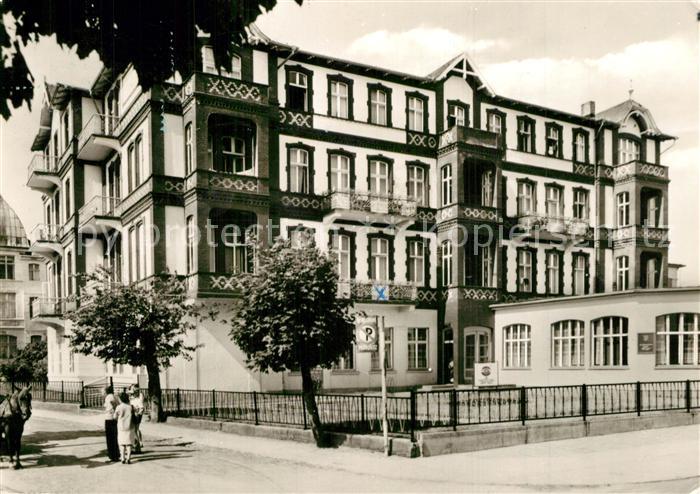 Ahlbeck Ostseebad FDGB Erholungsheim Kurt Buerger