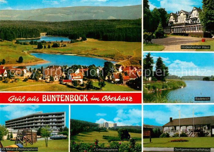 Buntenbock Panorama Hildesheimer Haus Badeteich IG Metall Erholungsheim Dorfgeme