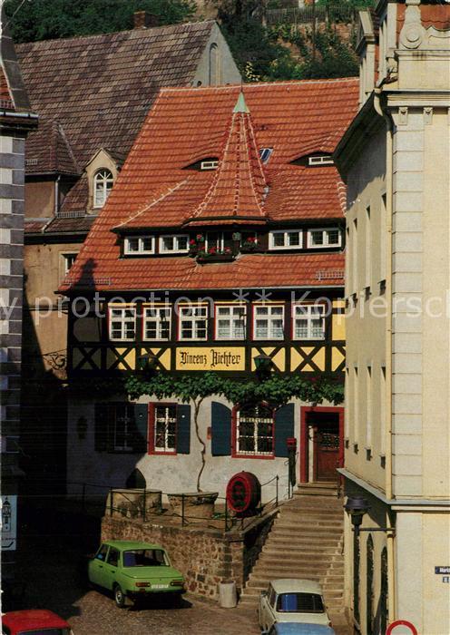 Meissen Elbe Sachsen Vincenz Richter altdeutsche Weinschaenke 16. Jhdt. Historis