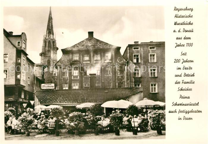 Regensburg Historische Wurstkueche 12. Jhdt.