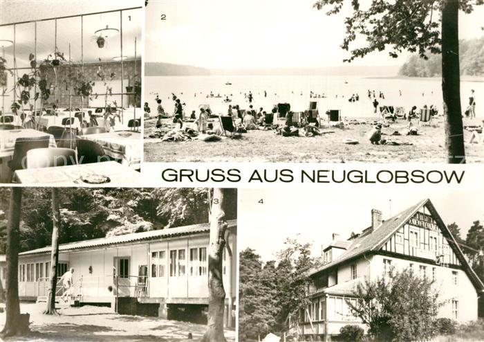 Neuglobsow FDGB Erholungsheime Stechlinsee Badestrand Ferienheim