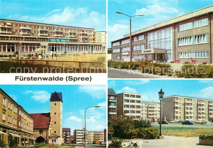 Fuerstenwalde Spree Kinderkrippe Kindergarten Spree Schwimmhalle Muehlenstrasse