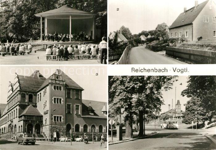 Reichenbach Vogtland Musikpavillon Stadtpark Goeltzschtalblick Post Bahnhofstras