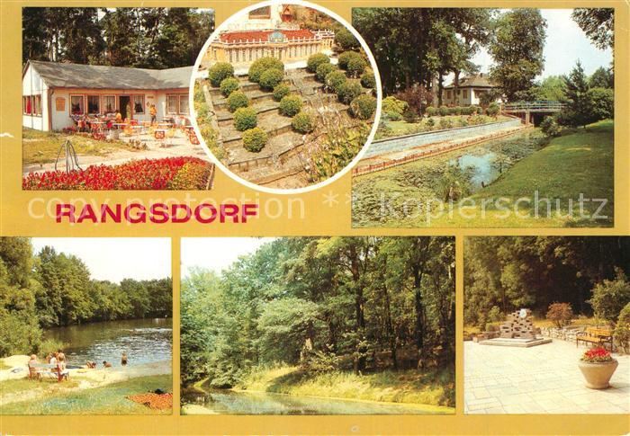 Rangsdorf Eiscafe Schloss Sanssoucie in Miniatur OT Klein Venedig Nymphensee Kru