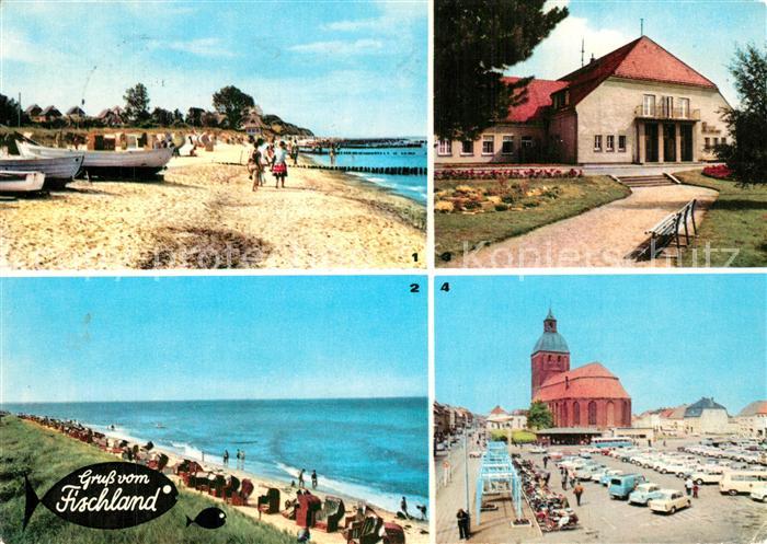 Ahrenshoop Ostseebad Wustrow Dierhagen Ribnitz Damgarten Strand Kirche