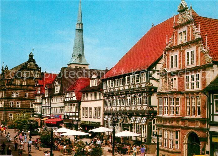 Hameln Weser Rattenfaengerstadt Altstadt Fussgaengerzone Osterstrasse
