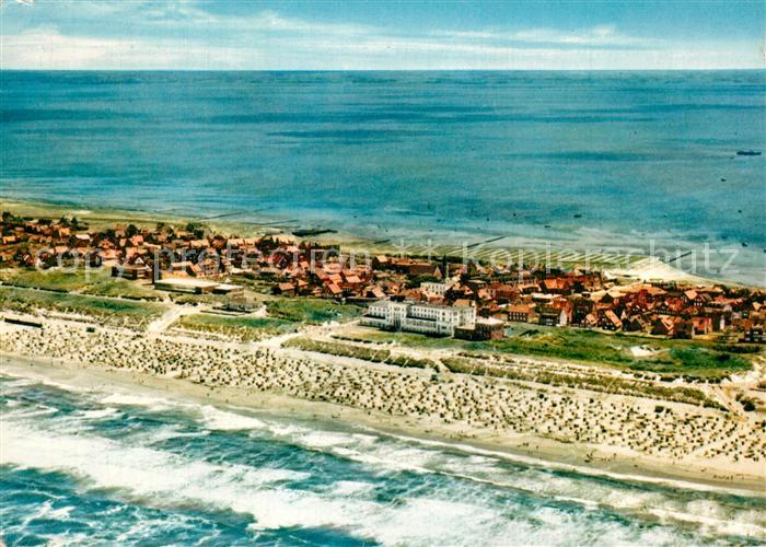 Juist Nordseebad Nordseeinsel Fliegeraufnahme