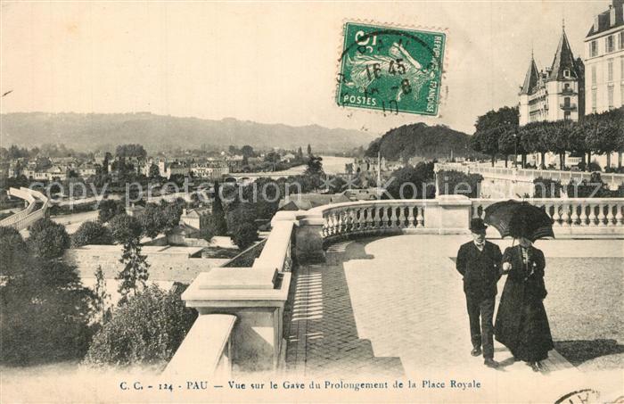 Pau 64 Vue sur le Gave du Prolongement