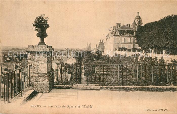 Blois 41 Vue prise du Square de L Eveche
