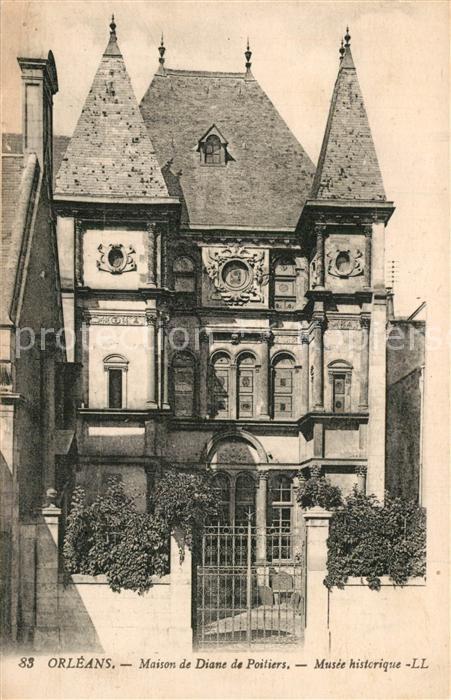 Orleans Loiret Maison de Diane de Poitiers