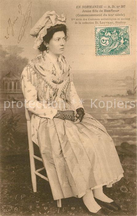 Honfleur Jeune fille