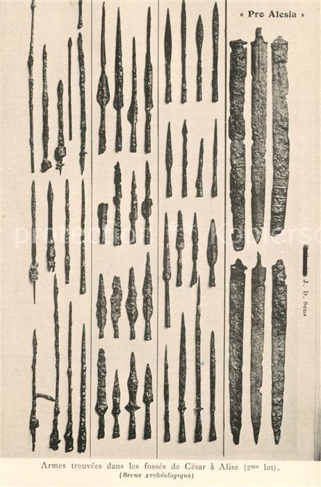 Alesia(Roman War) Alise-Sainte-Reine Armes trouv?e dans les fosses de Cesar