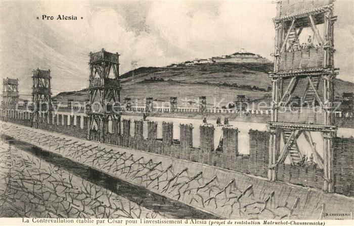 Alesia(Roman War) Alise-Sainte-Reine Contrevallation