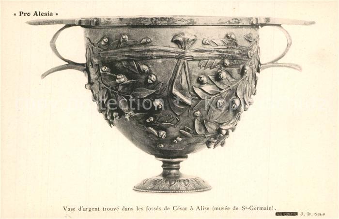 Alesia(Roman War) Alise-Sainte-Reine Vase d`argent