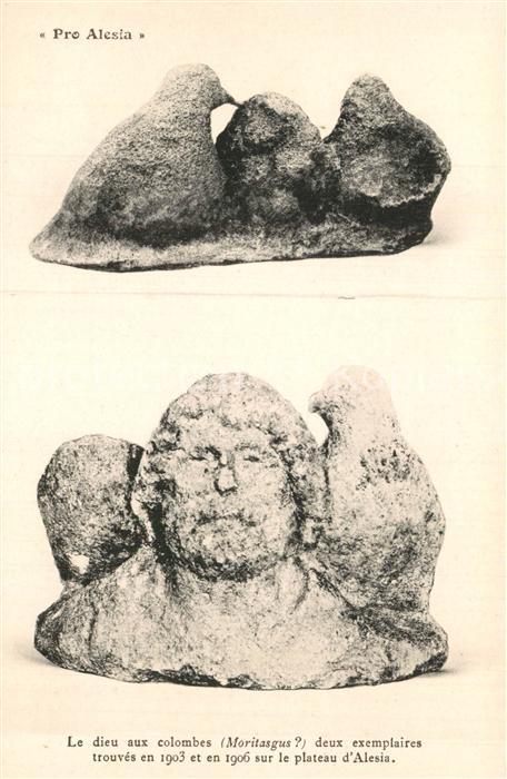 Alesia(Roman War) Alise-Sainte-Reine Le dieu aux colombes