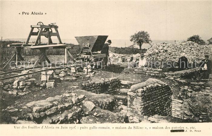 Alesia(Roman War) Alise-Sainte-Reine maison des poteries