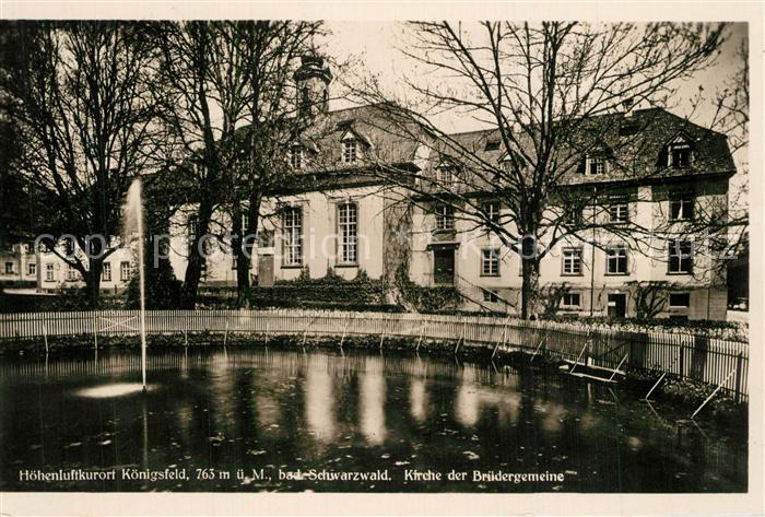 K?nigsfeld Schwarzwald Kirche der Br?dergemeine