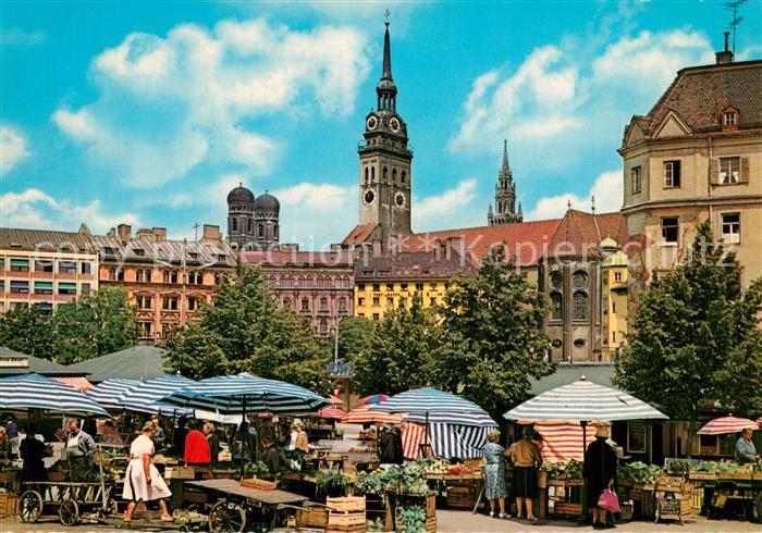 Muenchen Viktualienmarkt