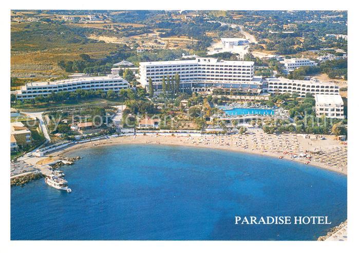 Rodos Para Fliegeraufnahme Paradies Hotel