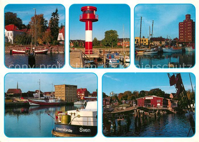 Eckernf?rde Hafen Leuchtturm