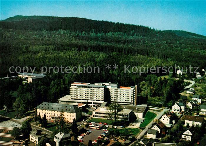 Bad Alexandersbad Fliegeraufnahme Kur- und Sporthotel