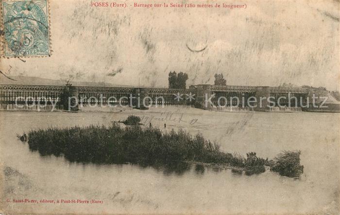 Poses Barrage sur la Seine