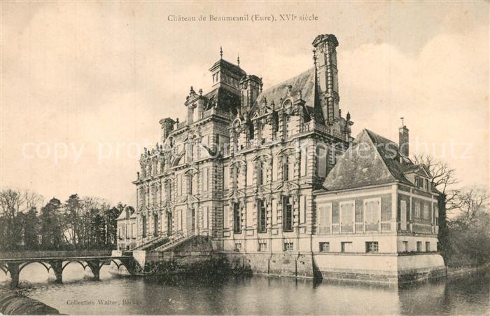 Beaumesnil Eure Chateau XVIe siècle Wasserschloss