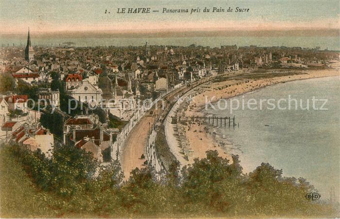 Le Havre Panorama pris du Pain du Sucre