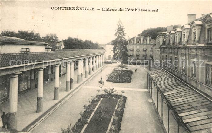 Contrexeville Vosges Entrée de l'établissement