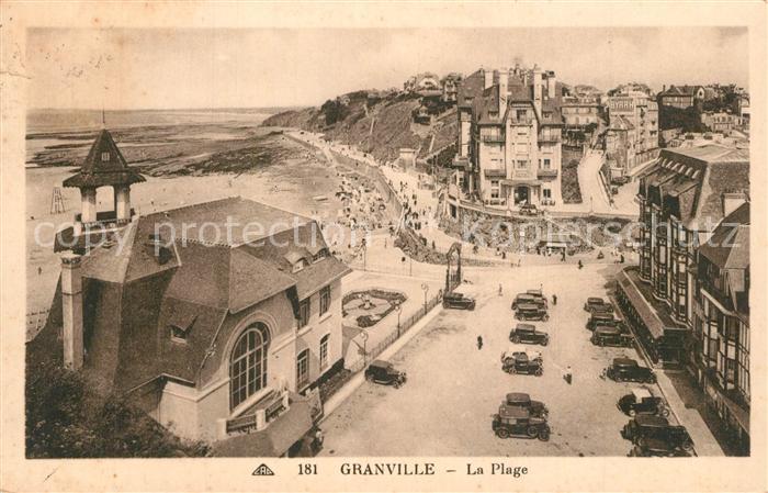 Granville Manche La plage