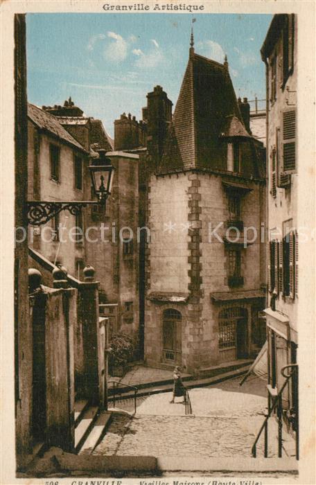 Granville Manche Vieilles maisons Haute Ville