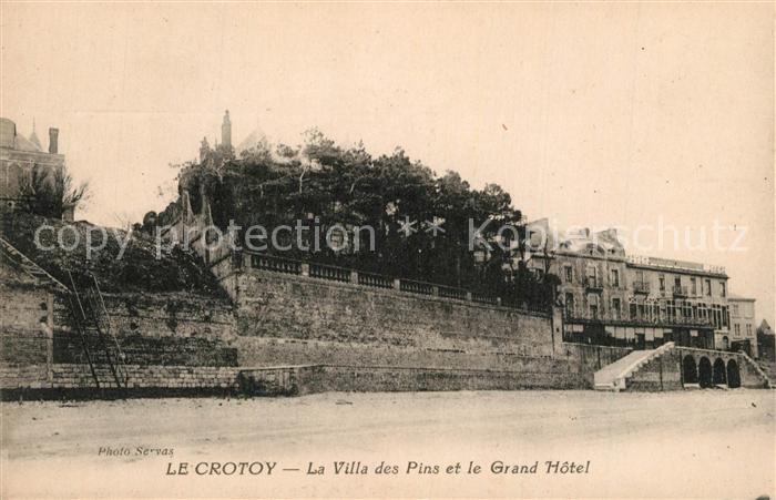 Le Crotoy La Villa des Pins et le Grand Hôtel