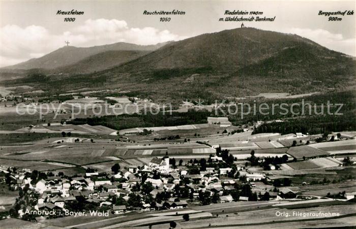 Arnbruck Bayerischer Wald Original Fliegeraufnahme
