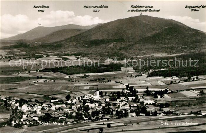 Arnbruck Bayerischer Wald Original Fliegeraufnahme