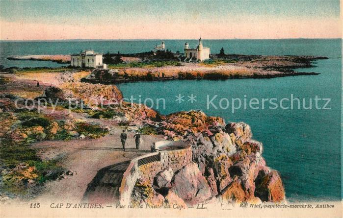 Cap d Antibes Vue sur la Pointe du Cap