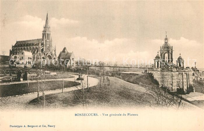 Bonsecours 76 Vue Generale du Plateau Eglise