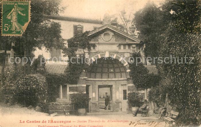Saint-Nectaire Puy de Dome Etablissement Thermal du Mont Cornadore Station Therm