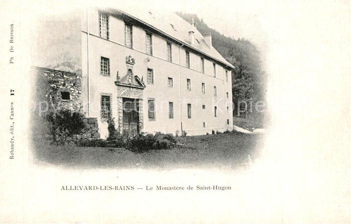 Allevard les Bains Isere Monastère de Saint Hugon Kloster