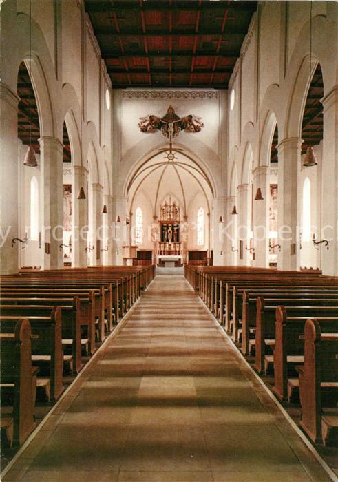 Waldkirchen Niederbayern Pfarrkirche St Peter und Paul Bayerwalddom Innenansicht