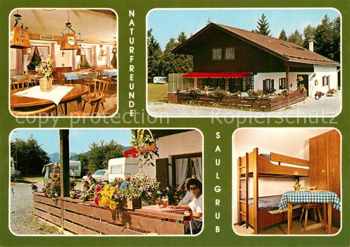 Saulgrub Naturfreundehaus Gastraum Fremdenzimmer Terrasse
