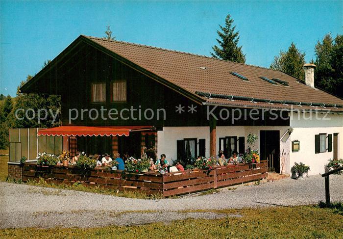 Saulgrub Naturfreundehaus Terrasse