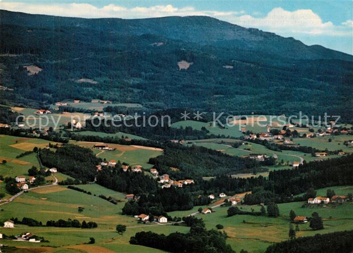 Rehberg Drachselsried Panorama mit Oberried und Unterried Bayerischer Wald Flieg