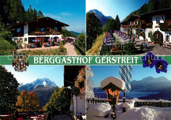 Ramsau Berchtesgaden Berggasthof Gerstreit am Soleleitungsweg Berchtesgadener La