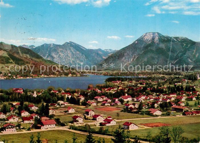 Bad Wiessee Rottach Egern mit Wallberg Mangfallgebirge