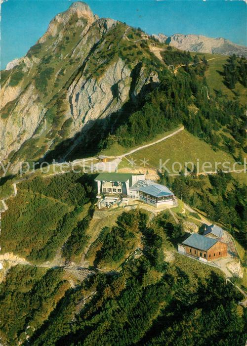 Schwangau Tegelberg Bergstation mit Branderschrofen Fliegeraufnahme