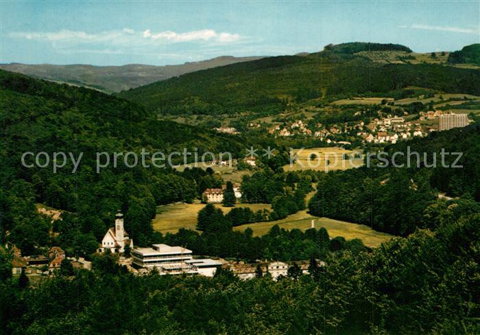 Bad Brueckenau Panorama mit Staatsbad Kurmittelhaus